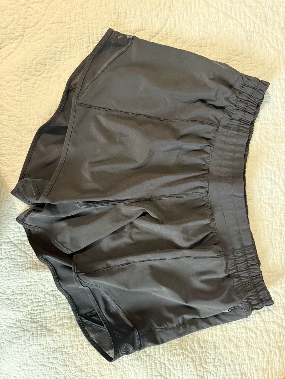 lululemon athletica Black Athletic Running Shorts